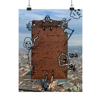 Firenze Brick Poster